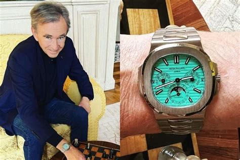 bernard arnault patek philippe|Patek Philippe nautilus celebrities.